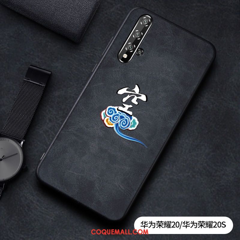 Étui Honor 20 Net Rouge Personnalité Amoureux, Coque Honor 20 Téléphone Portable Mode