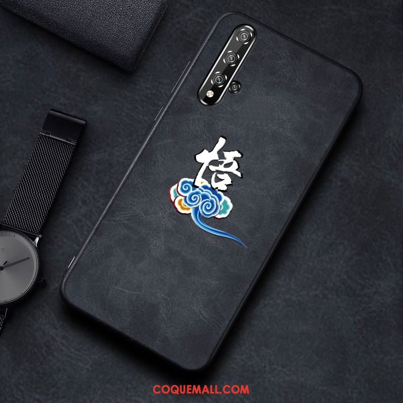 Étui Honor 20 Net Rouge Personnalité Amoureux, Coque Honor 20 Téléphone Portable Mode