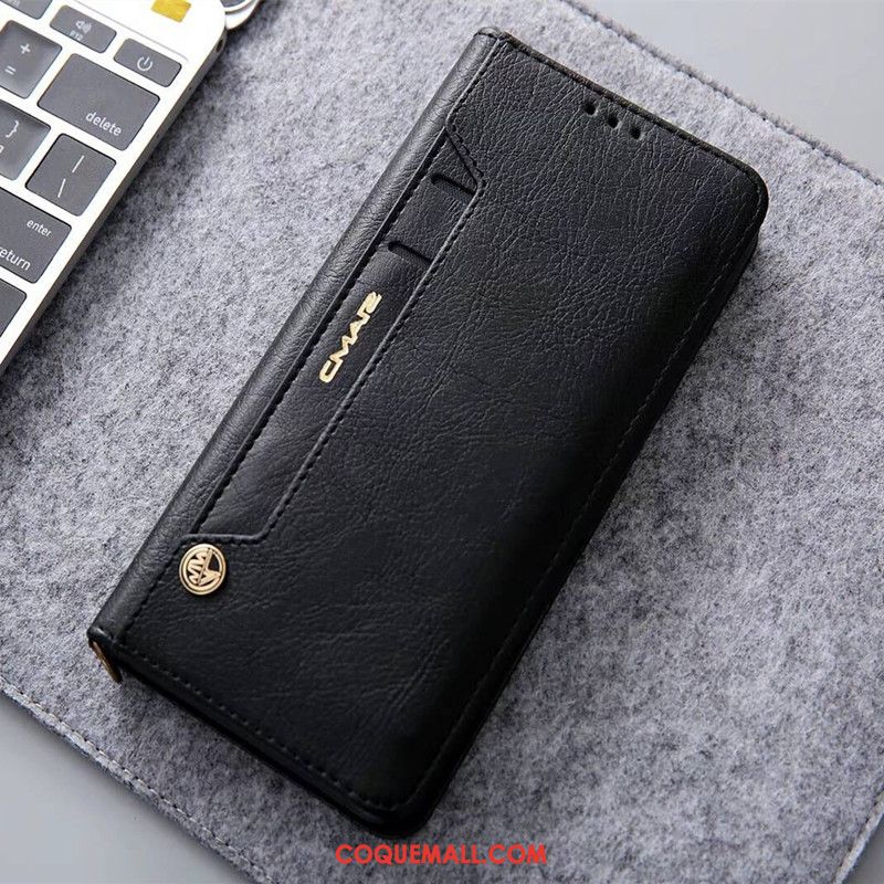 Étui Honor 20 Pro Carte En Cuir Protection, Coque Honor 20 Pro Téléphone Portable Gris