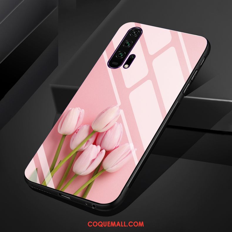 Étui Honor 20 Pro Fluide Doux Art Téléphone Portable, Coque Honor 20 Pro Rose Tout Compris