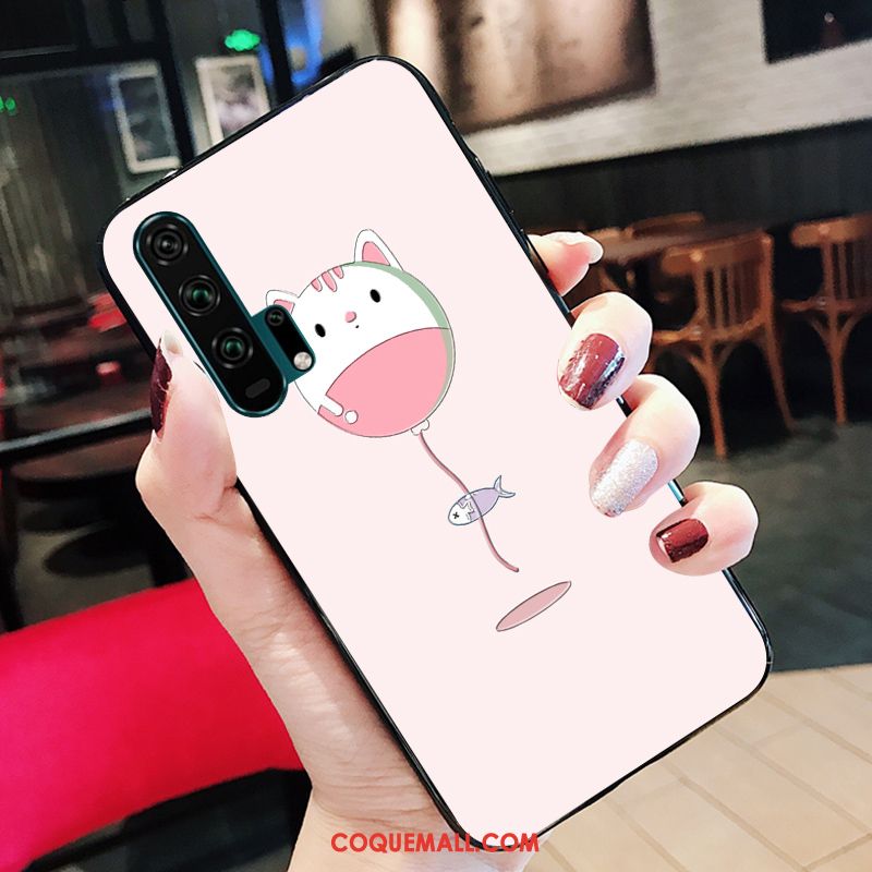 Étui Honor 20 Pro Rose Jeunesse Téléphone Portable, Coque Honor 20 Pro Personnalité Fluide Doux