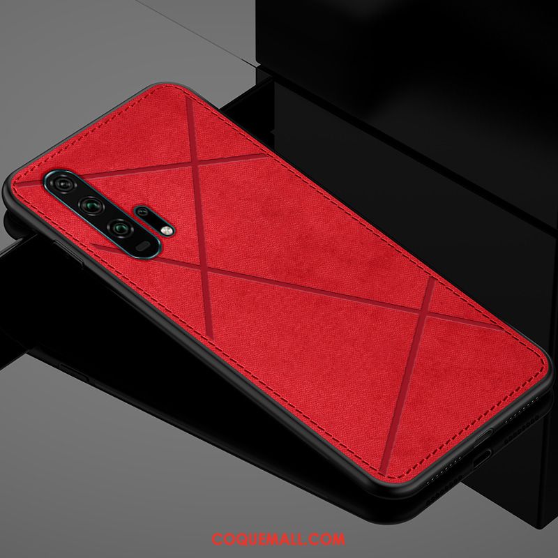 Étui Honor 20 Pro Silicone Incassable Modèle Fleurie, Coque Honor 20 Pro Protection Tissu