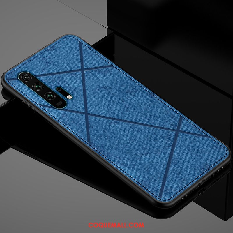 Étui Honor 20 Pro Silicone Incassable Modèle Fleurie, Coque Honor 20 Pro Protection Tissu