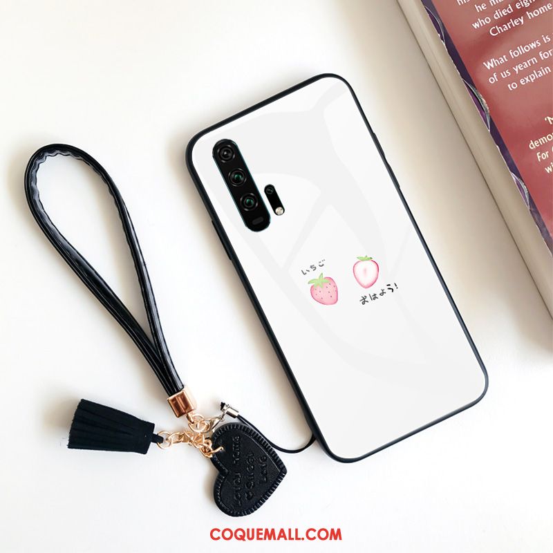 Étui Honor 20 Pro Tendance Blanc Incassable, Coque Honor 20 Pro Fluide Doux Jeunesse