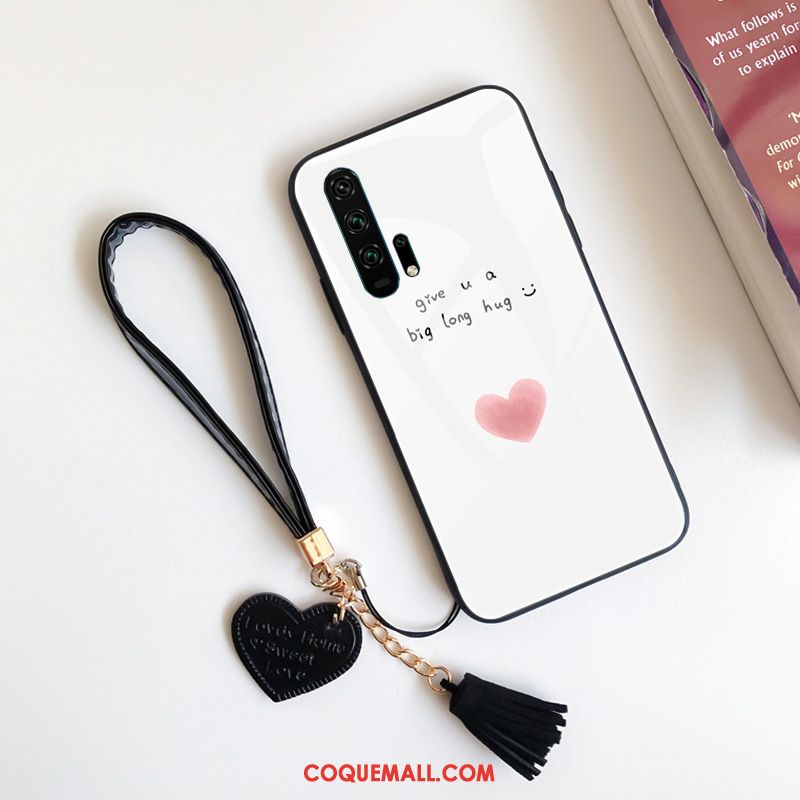 Étui Honor 20 Pro Tendance Blanc Incassable, Coque Honor 20 Pro Fluide Doux Jeunesse