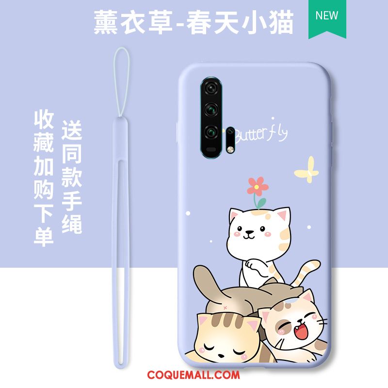 Étui Honor 20 Pro Tendance Violet Incassable, Coque Honor 20 Pro Tout Compris Dessin Animé