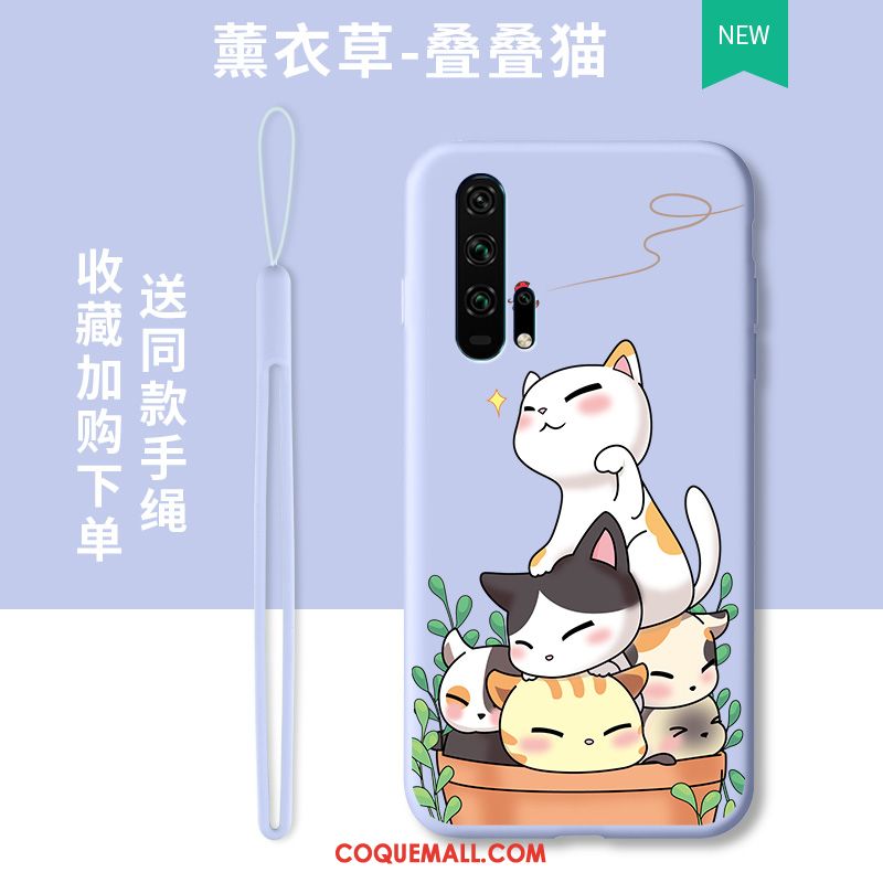 Étui Honor 20 Pro Tendance Violet Incassable, Coque Honor 20 Pro Tout Compris Dessin Animé