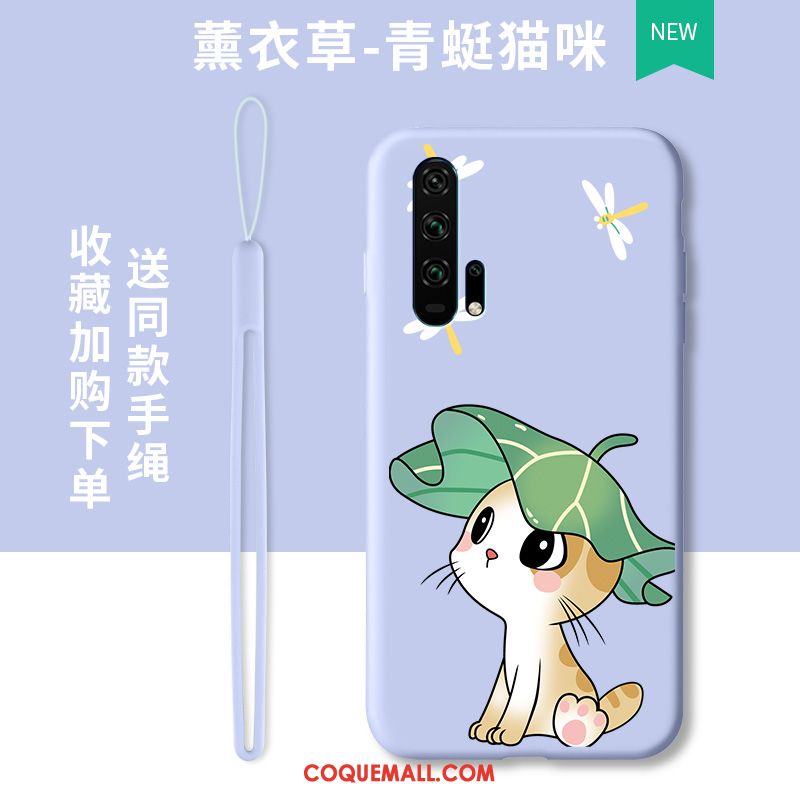 Étui Honor 20 Pro Tendance Violet Incassable, Coque Honor 20 Pro Tout Compris Dessin Animé