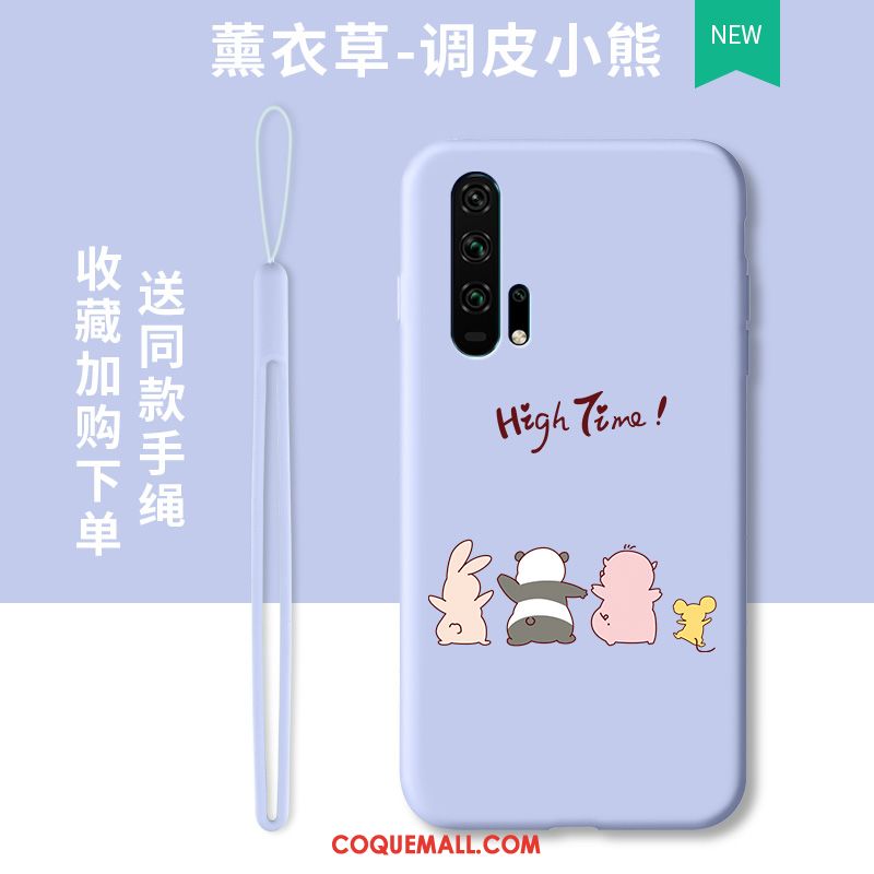 Étui Honor 20 Pro Tendance Violet Incassable, Coque Honor 20 Pro Tout Compris Dessin Animé