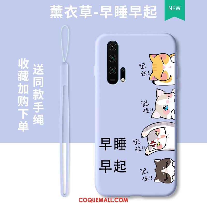 Étui Honor 20 Pro Tendance Violet Incassable, Coque Honor 20 Pro Tout Compris Dessin Animé