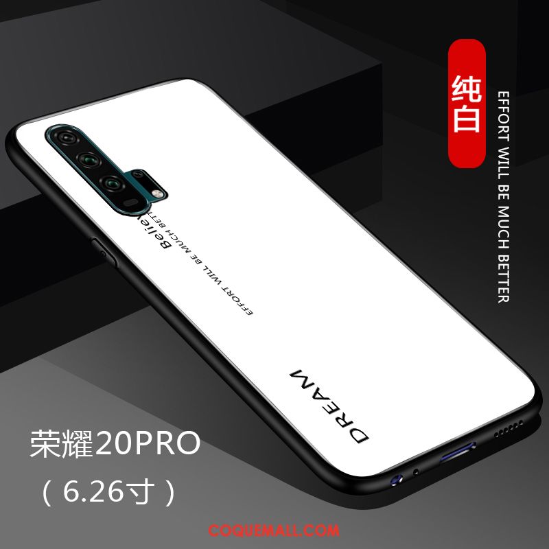 Étui Honor 20 Pro Tout Compris Incassable Téléphone Portable, Coque Honor 20 Pro Couleur Unie Miroir