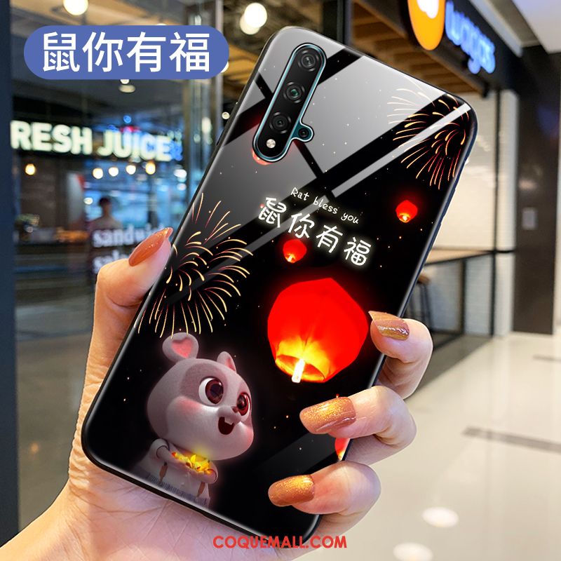 Étui Honor 20 Téléphone Portable Marque De Tendance Rat, Coque Honor 20 Tout Compris Net Rouge