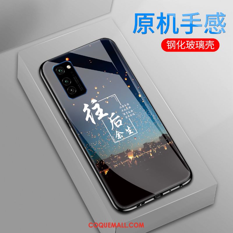 Étui Honor 30 Pro Art Verre Amoureux, Coque Honor 30 Pro Noir Personnalité