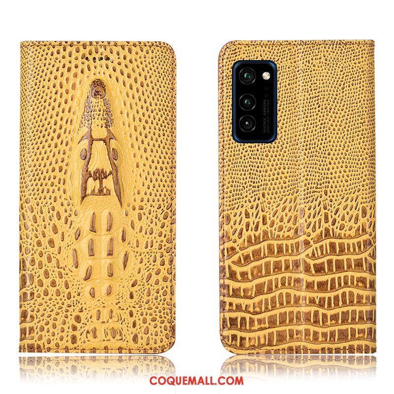 Étui Honor 30 Pro En Cuir Téléphone Portable Crocodile, Coque Honor 30 Pro Protection Incassable Braun