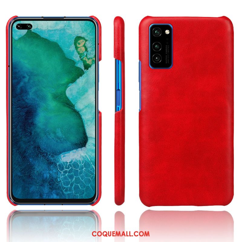 Étui Honor 30 Pro Jaune En Cuir Qualité, Coque Honor 30 Pro Tendance Business