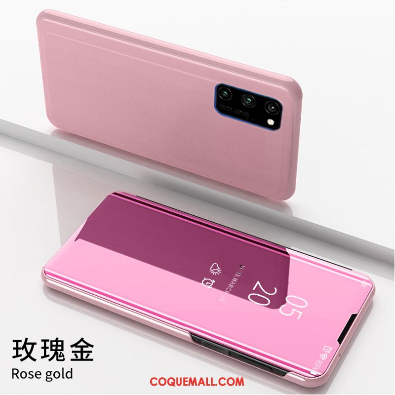 Étui Honor 30 Pro Miroir Bleu Téléphone Portable, Coque Honor 30 Pro Personnalité Dimensionnel