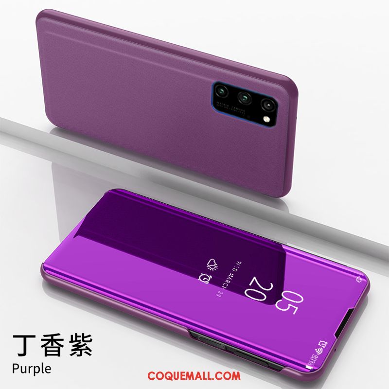 Étui Honor 30 Pro Miroir Bleu Téléphone Portable, Coque Honor 30 Pro Personnalité Dimensionnel