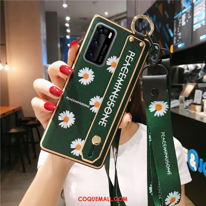 Étui Honor 30 Pro Petite Marguerite Téléphone Portable Protection, Coque Honor 30 Pro Nouveau Vert