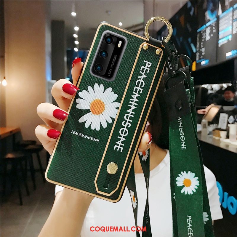 Étui Honor 30 Pro Petite Marguerite Téléphone Portable Protection, Coque Honor 30 Pro Nouveau Vert