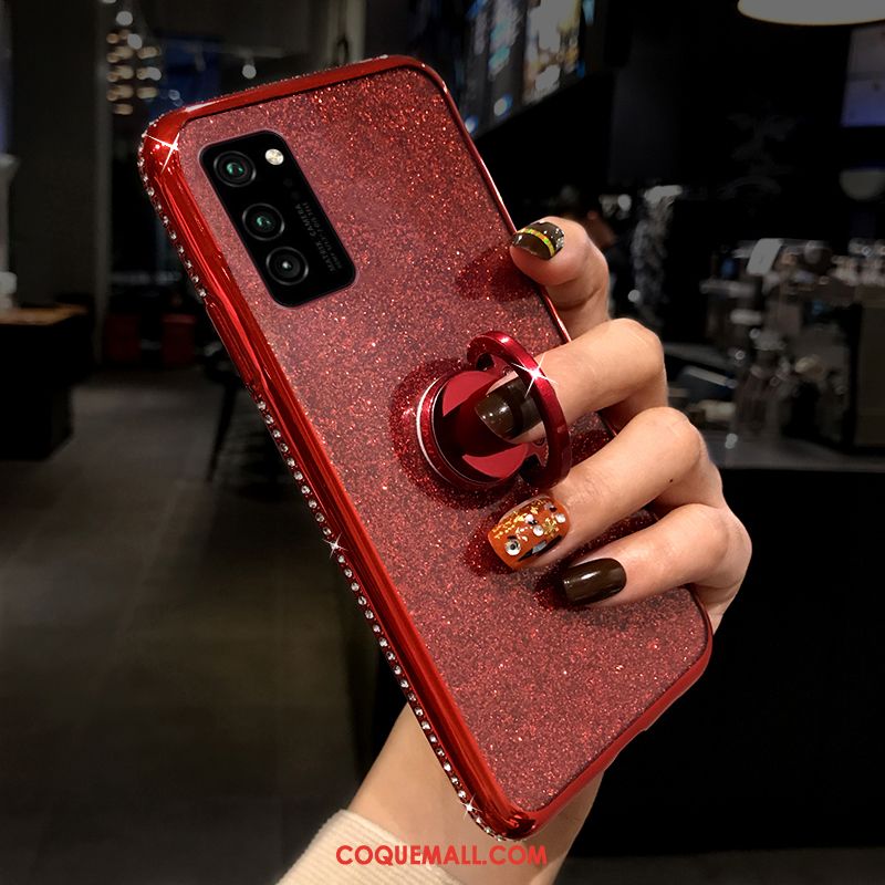 Étui Honor 30 Pro Protection Incassable Très Mince, Coque Honor 30 Pro Silicone Rouge