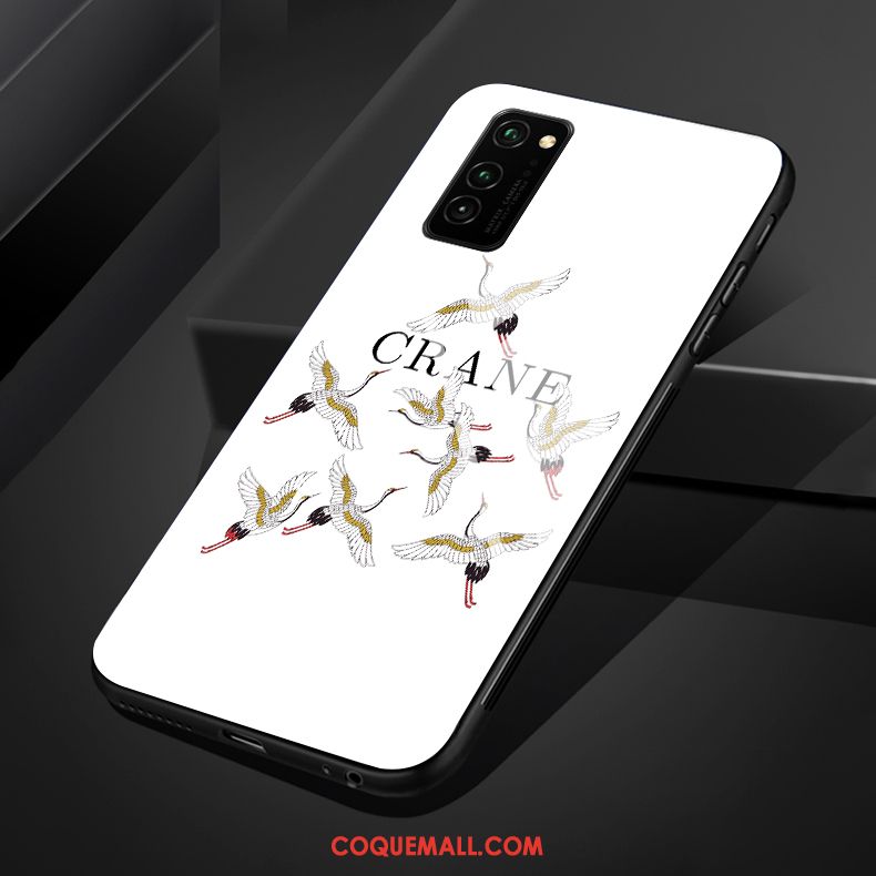 Étui Honor 30 Pro Simple Art Tendance, Coque Honor 30 Pro Vert Silicone