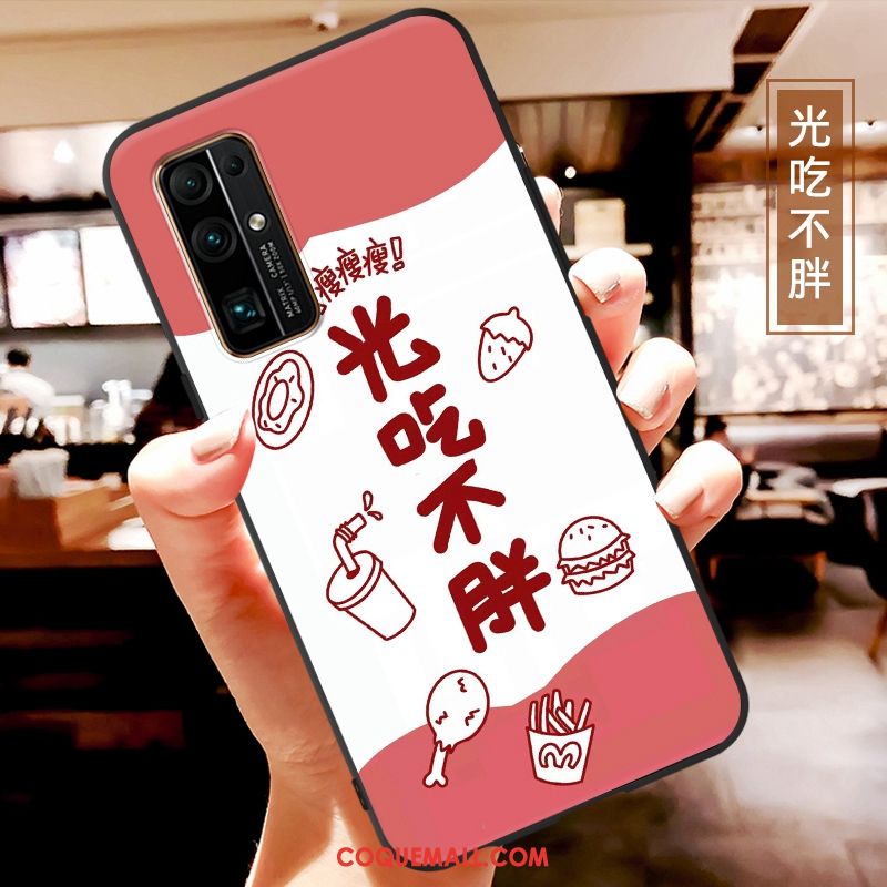 Étui Honor 30 Silicone Blanc Dessin Animé, Coque Honor 30 Incassable Fluide Doux