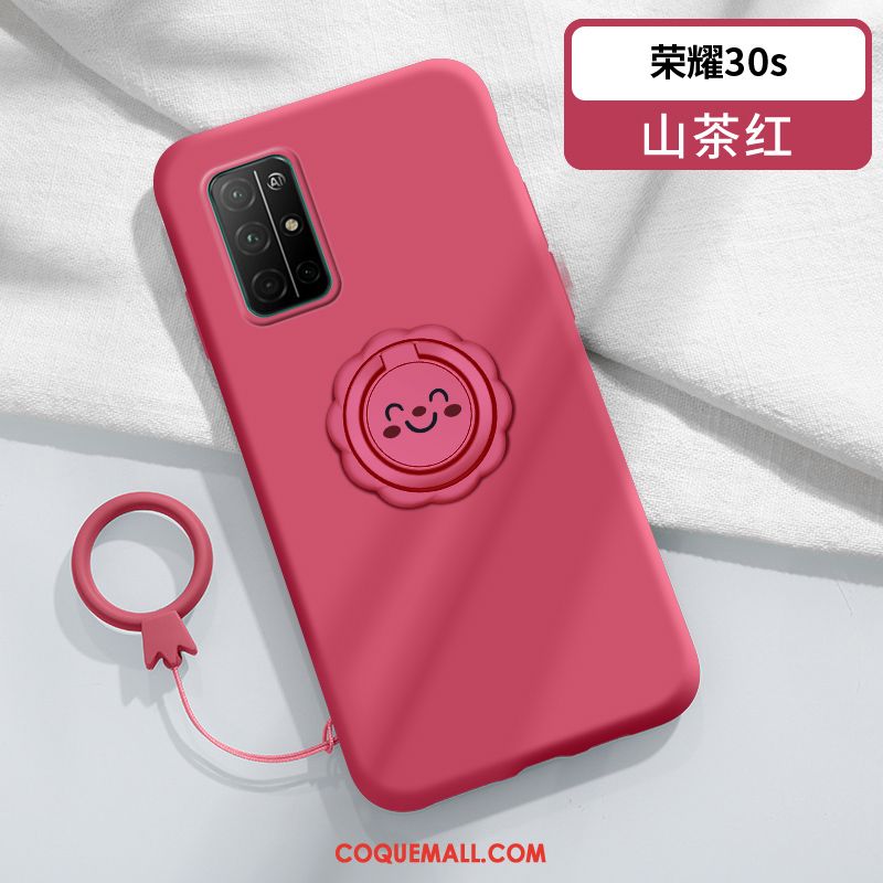 Étui Honor 30s Anneau Silicone Support, Coque Honor 30s Amoureux Créatif