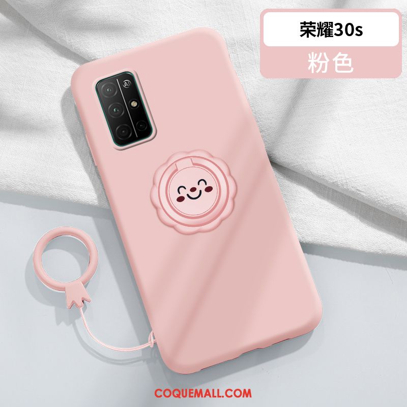 Étui Honor 30s Anneau Silicone Support, Coque Honor 30s Amoureux Créatif