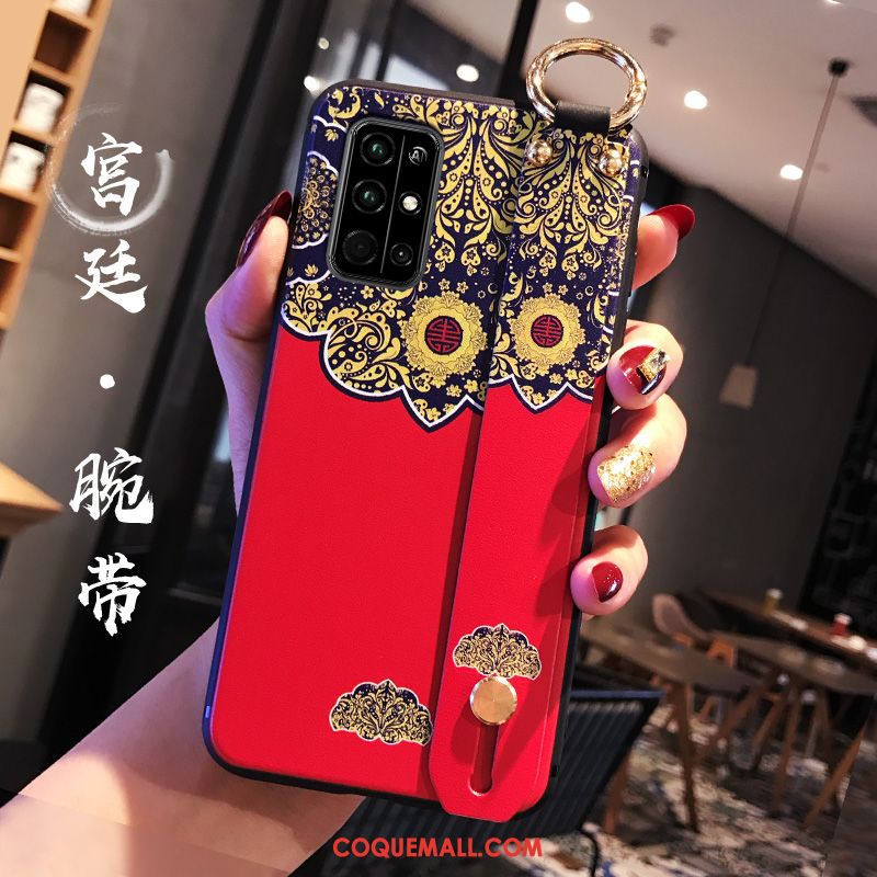 Étui Honor 30s Créatif Style Chinois Personnalité, Coque Honor 30s Tout Compris Rouge