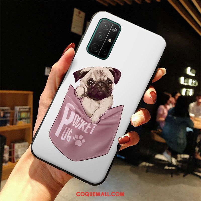 Étui Honor 30s Personnalité Silicone Tendance, Coque Honor 30s Mignonne Blanc