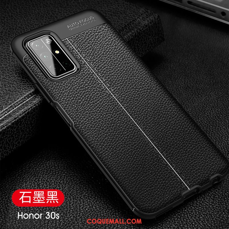 Étui Honor 30s Rouge En Cuir Luxe, Coque Honor 30s Nouveau Protection