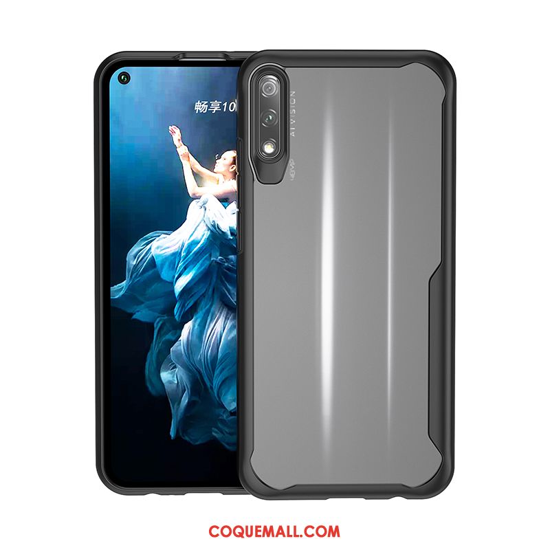 Étui Honor 9x Incassable Ballon Téléphone Portable, Coque Honor 9x Luxe Fluide Doux Orange