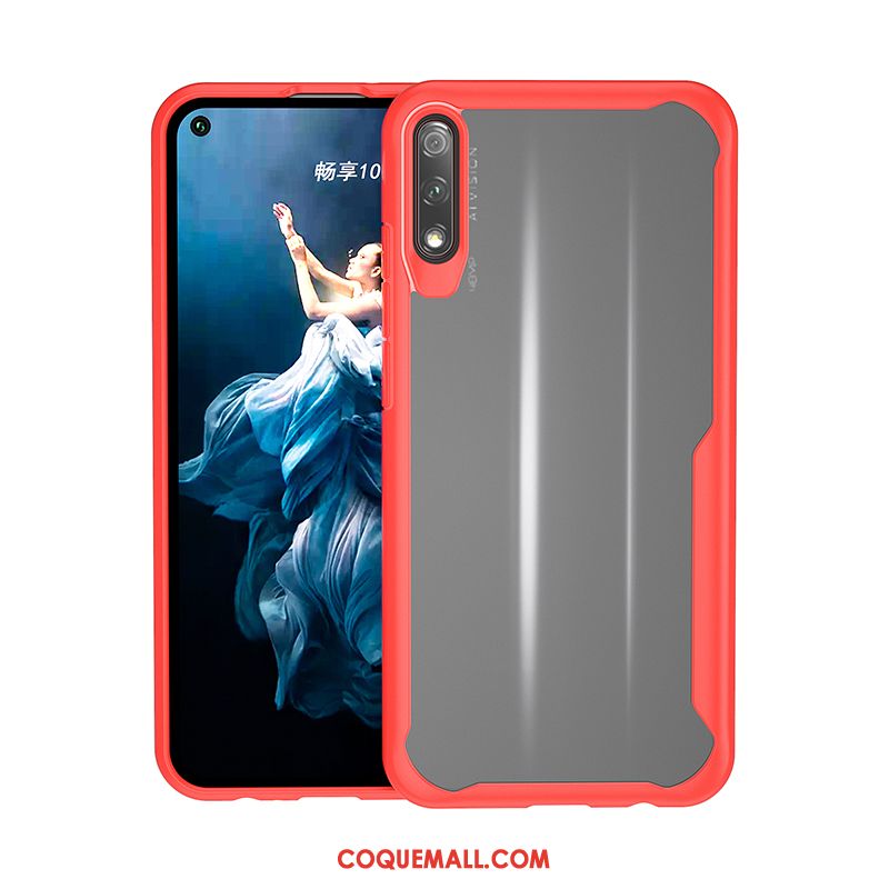 Étui Honor 9x Incassable Ballon Téléphone Portable, Coque Honor 9x Luxe Fluide Doux Orange