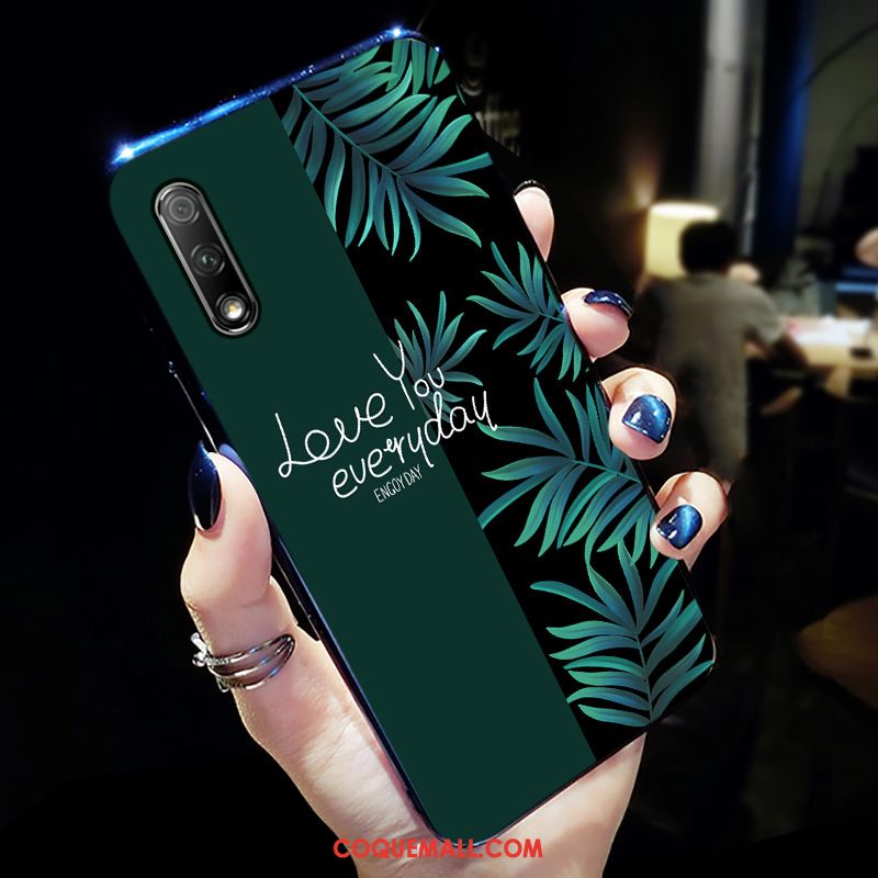 Étui Honor 9x Noir Protection Délavé En Daim, Coque Honor 9x Mode Charmant