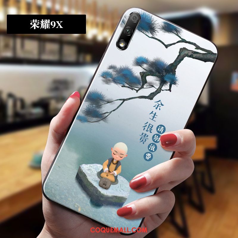 Étui Honor 9x Nouveau Téléphone Portable Légères, Coque Honor 9x Vert Tout Compris