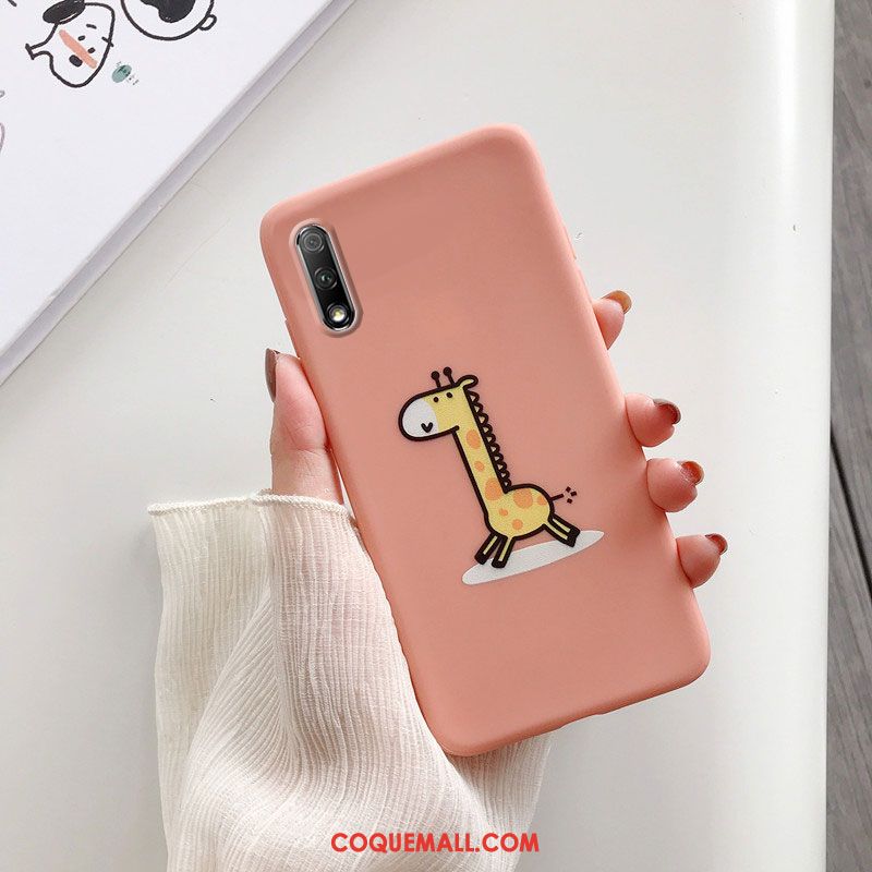 Étui Honor 9x Personnalité Jeunesse Animal, Coque Honor 9x Rose Net Rouge