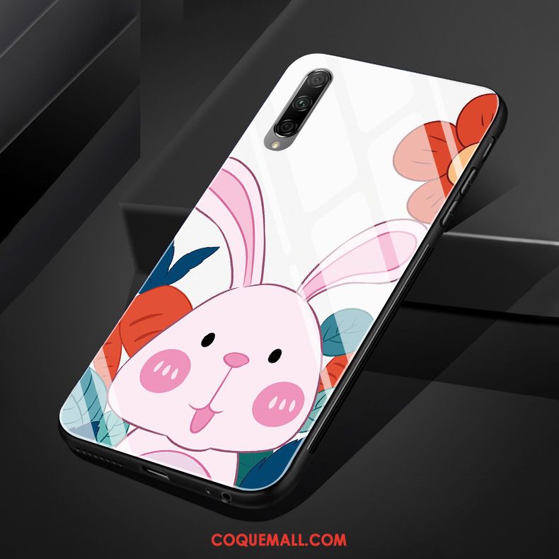 Étui Honor 9x Pro Fleurs Silicone Dessin Animé, Coque Honor 9x Pro Verre Téléphone Portable Orange