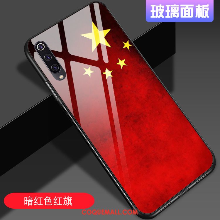 Étui Honor 9x Pro Incassable Style Chinois Verre, Coque Honor 9x Pro Étoile Rouge