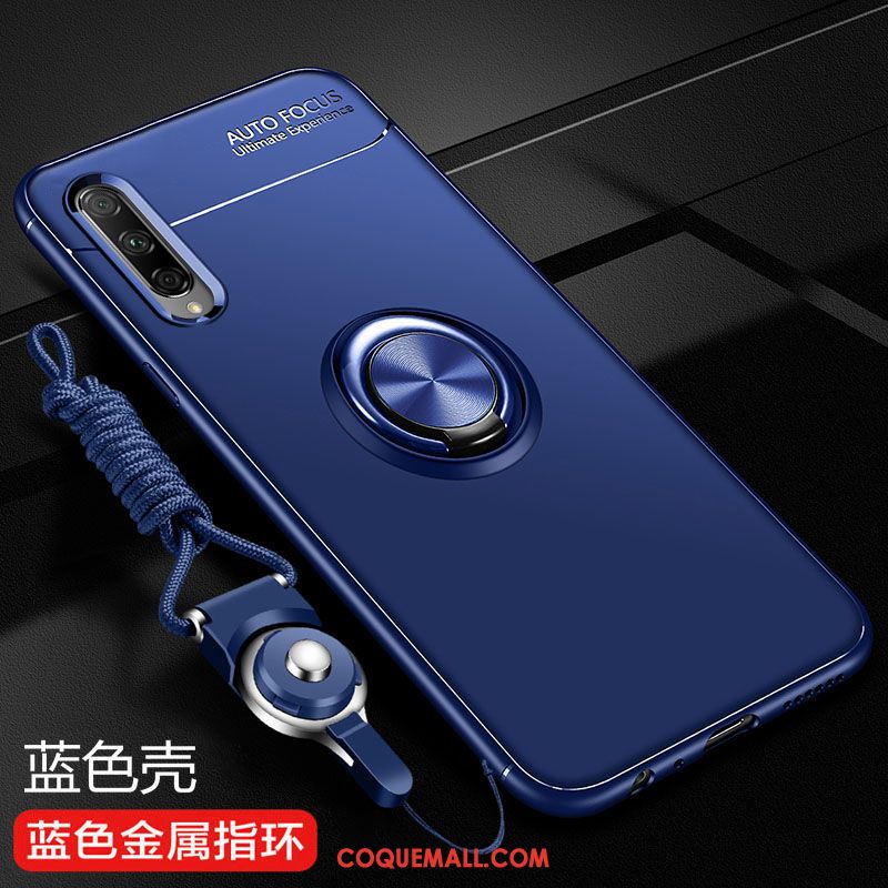 Étui Honor 9x Pro Protection Bleu Délavé En Daim, Coque Honor 9x Pro Simple Incassable