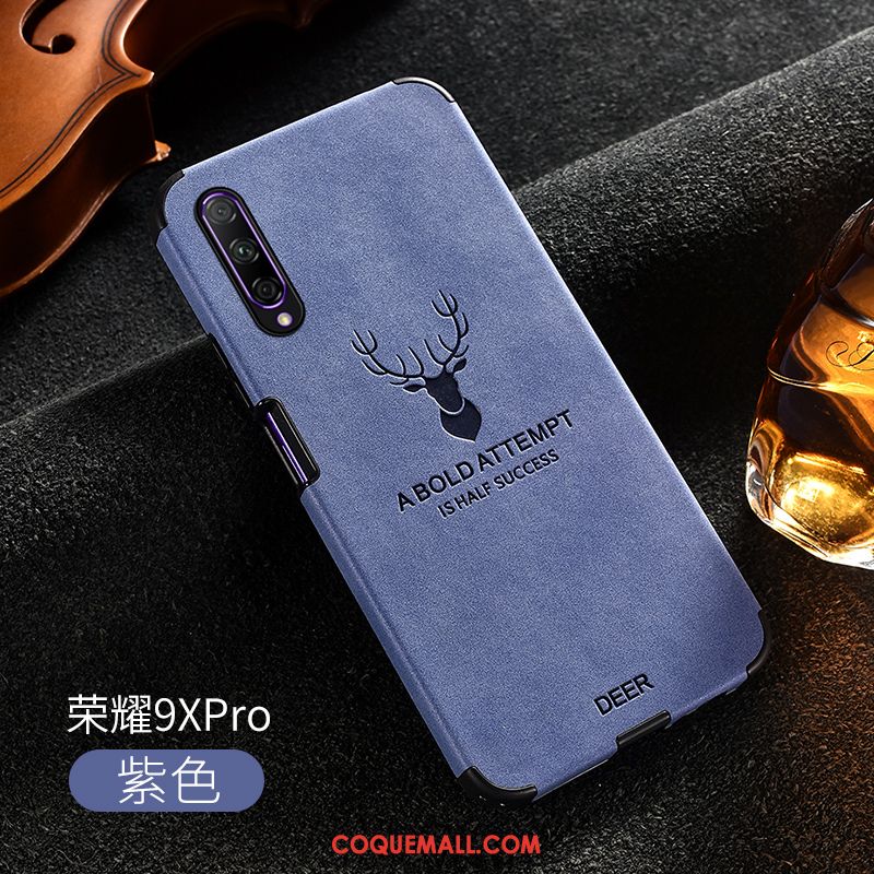 Étui Honor 9x Pro Téléphone Portable Fluide Doux Personnalité, Coque Honor 9x Pro Luxe Qualité