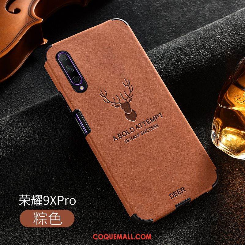 Étui Honor 9x Pro Téléphone Portable Fluide Doux Personnalité, Coque Honor 9x Pro Luxe Qualité