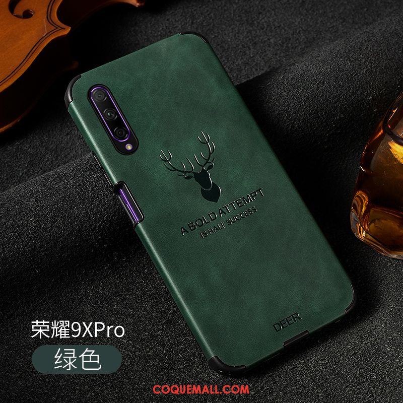 Étui Honor 9x Pro Téléphone Portable Fluide Doux Personnalité, Coque Honor 9x Pro Luxe Qualité