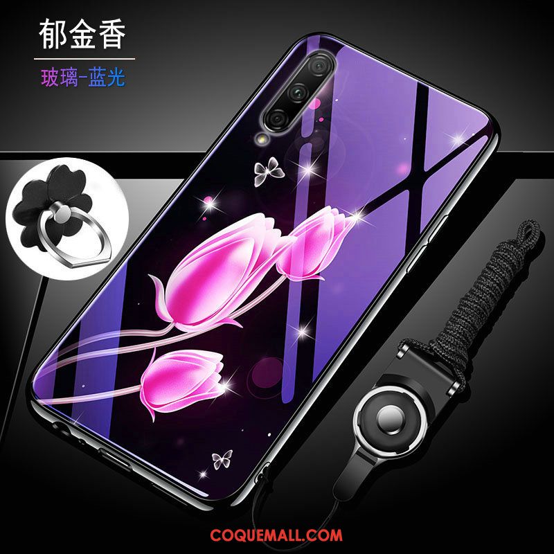 Étui Honor 9x Pro Verre Téléphone Portable Tout Compris, Coque Honor 9x Pro Tendance Violet