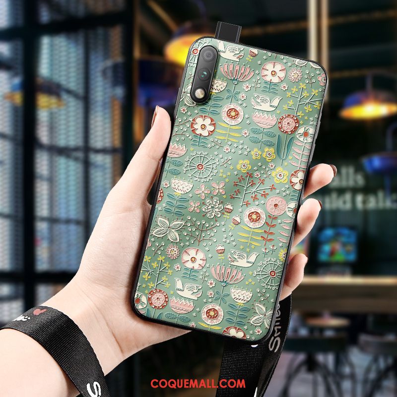 Étui Honor 9x Protection Téléphone Portable Fluide Doux, Coque Honor 9x Dessin Animé Bleu