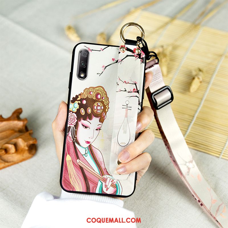 Étui Honor 9x Tendance Rouge Style Chinois, Coque Honor 9x Opéra De Pékin Drame