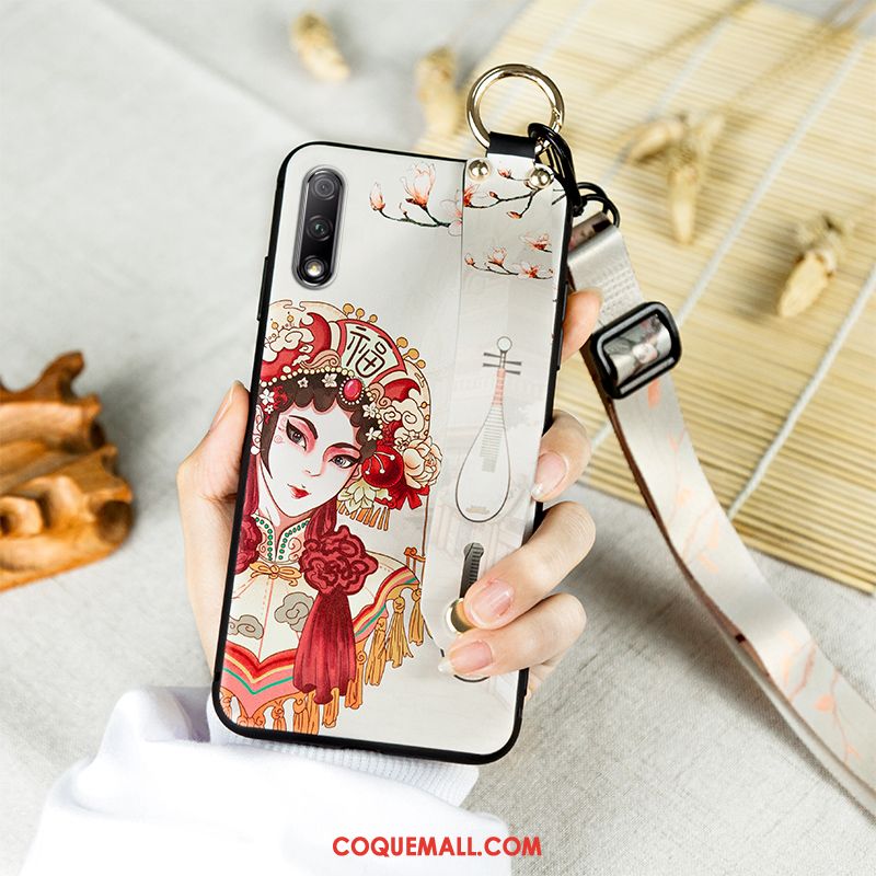 Étui Honor 9x Tendance Rouge Style Chinois, Coque Honor 9x Opéra De Pékin Drame