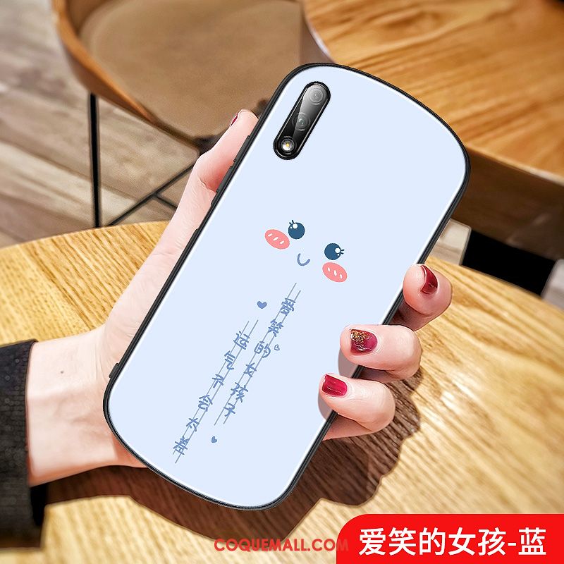 Étui Honor 9x Téléphone Portable Simple Net Rouge, Coque Honor 9x Dessin Animé Rond