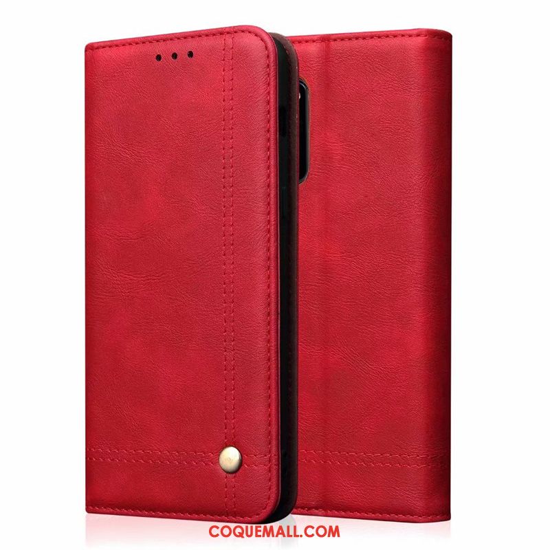 Étui Honor View30 Cuir Véritable Marron En Cuir, Coque Honor View30 Téléphone Portable Membrane