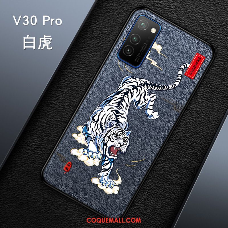 Étui Honor View30 Pro Créatif Très Mince Cuir, Coque Honor View30 Pro Noir Luxe