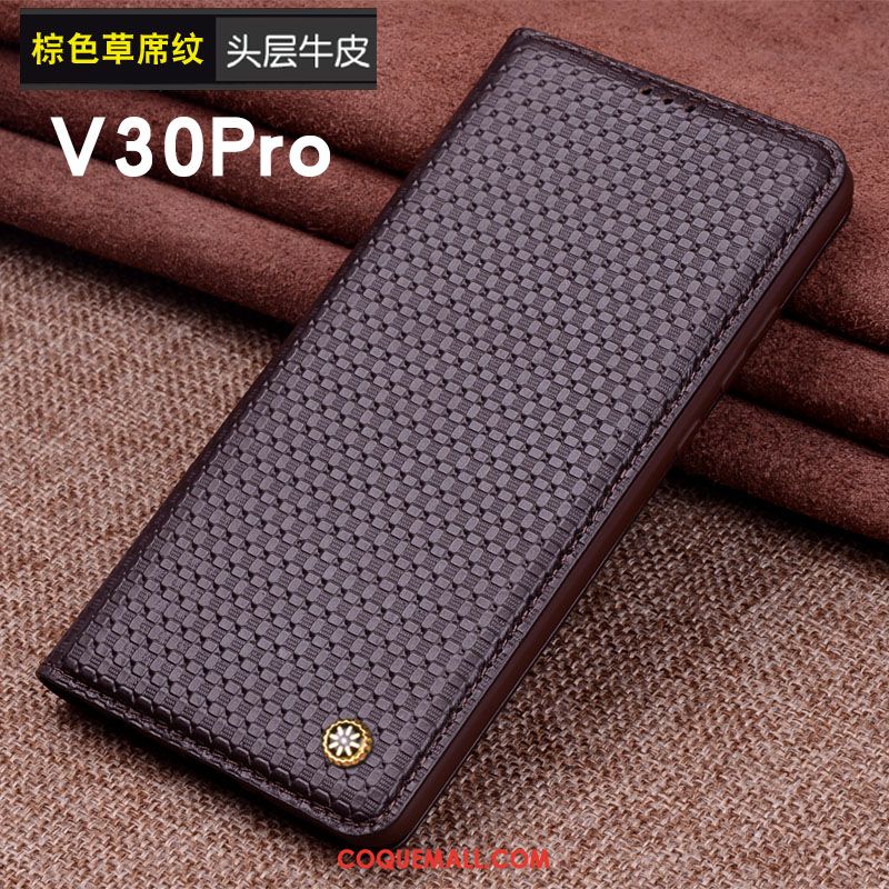 Étui Honor View30 Pro Nouveau Personnalité Créatif, Coque Honor View30 Pro Cuir Véritable Incassable